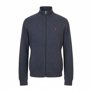 Polo by Ralph Lauren Men's Navy Zip-Up Sweater